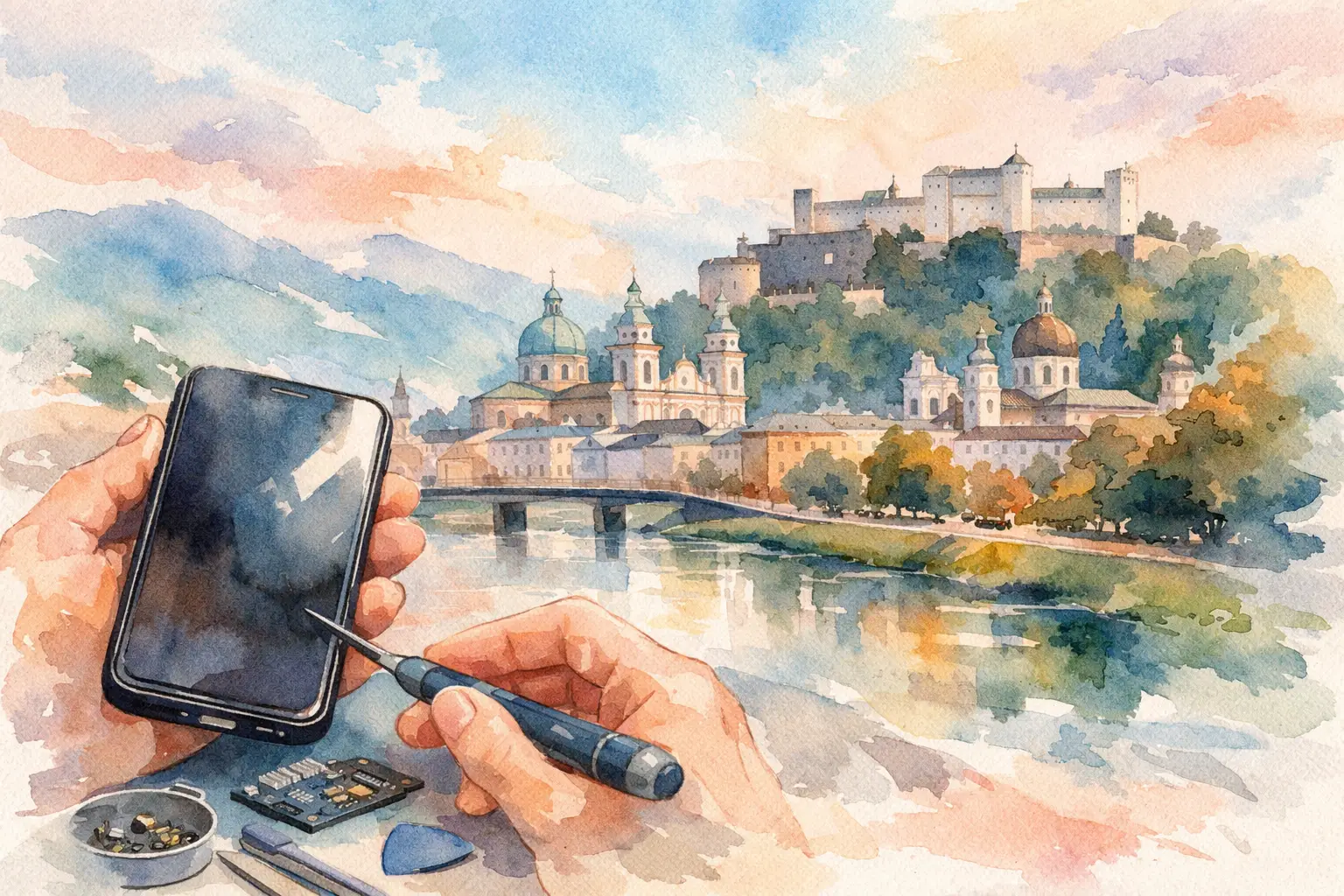 Handy Reparatur in Salzburg - schnell gelöst
