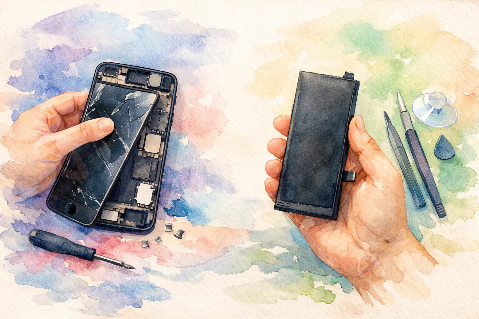 iPhone Display und Akku tauschen lassen
