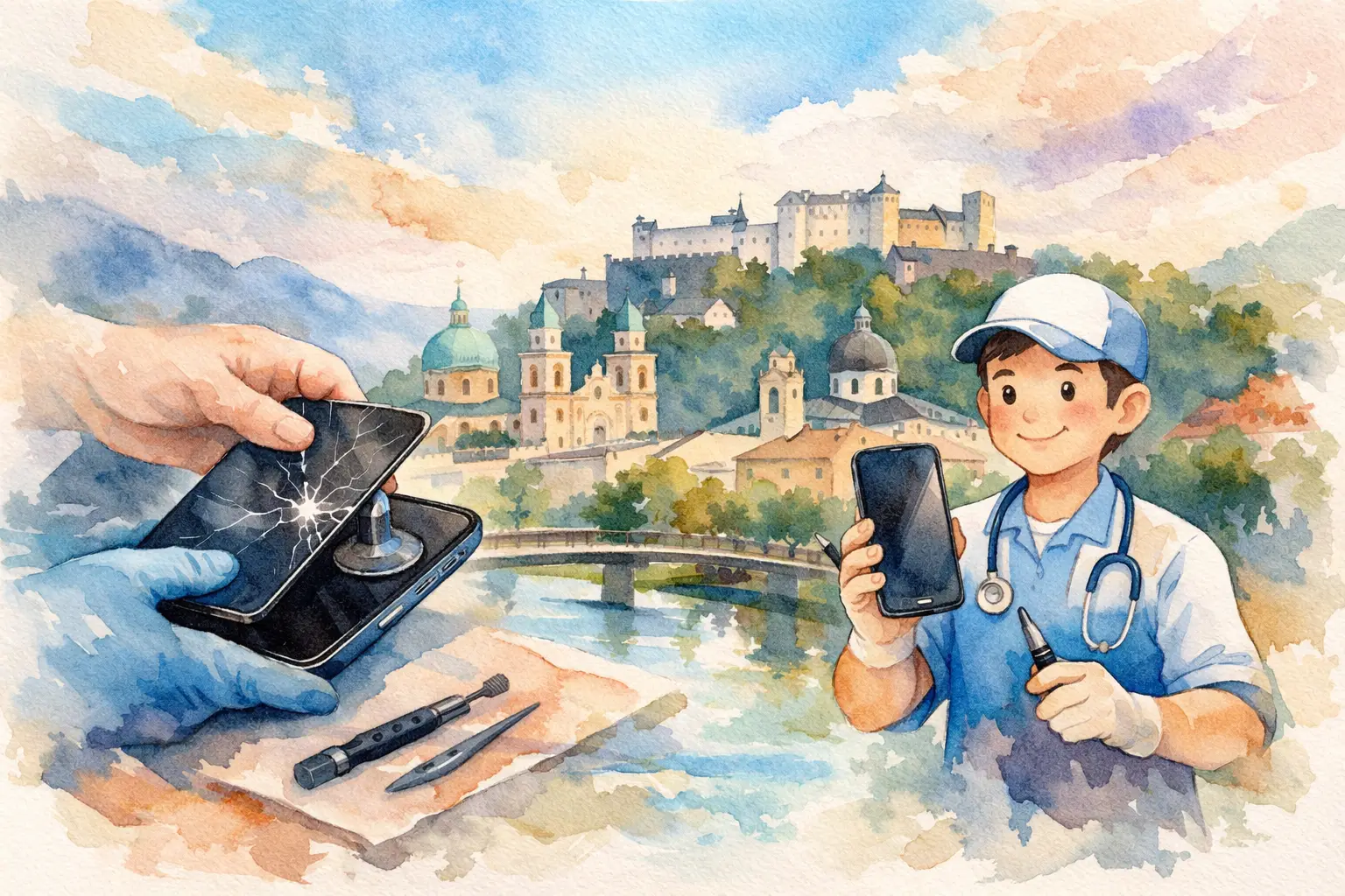 Samsung Display Tausch Salzburg schnell erklärt