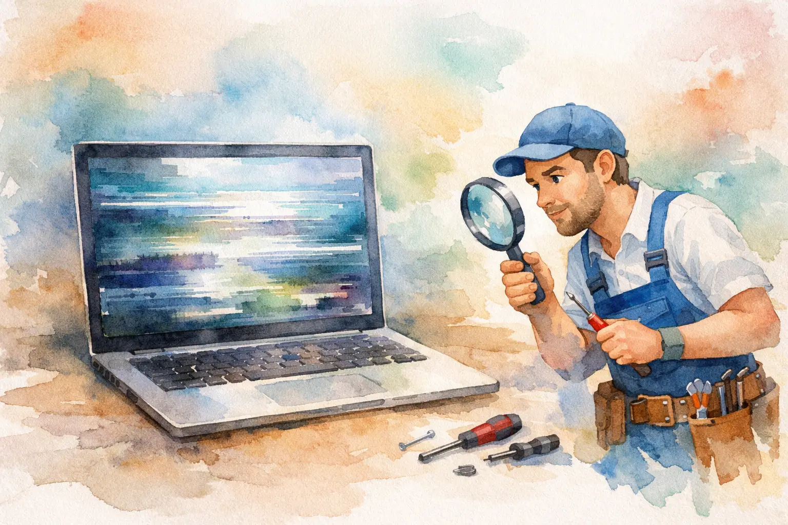 Laptop Bildschirm flackert: Lösung in 7 Schritten