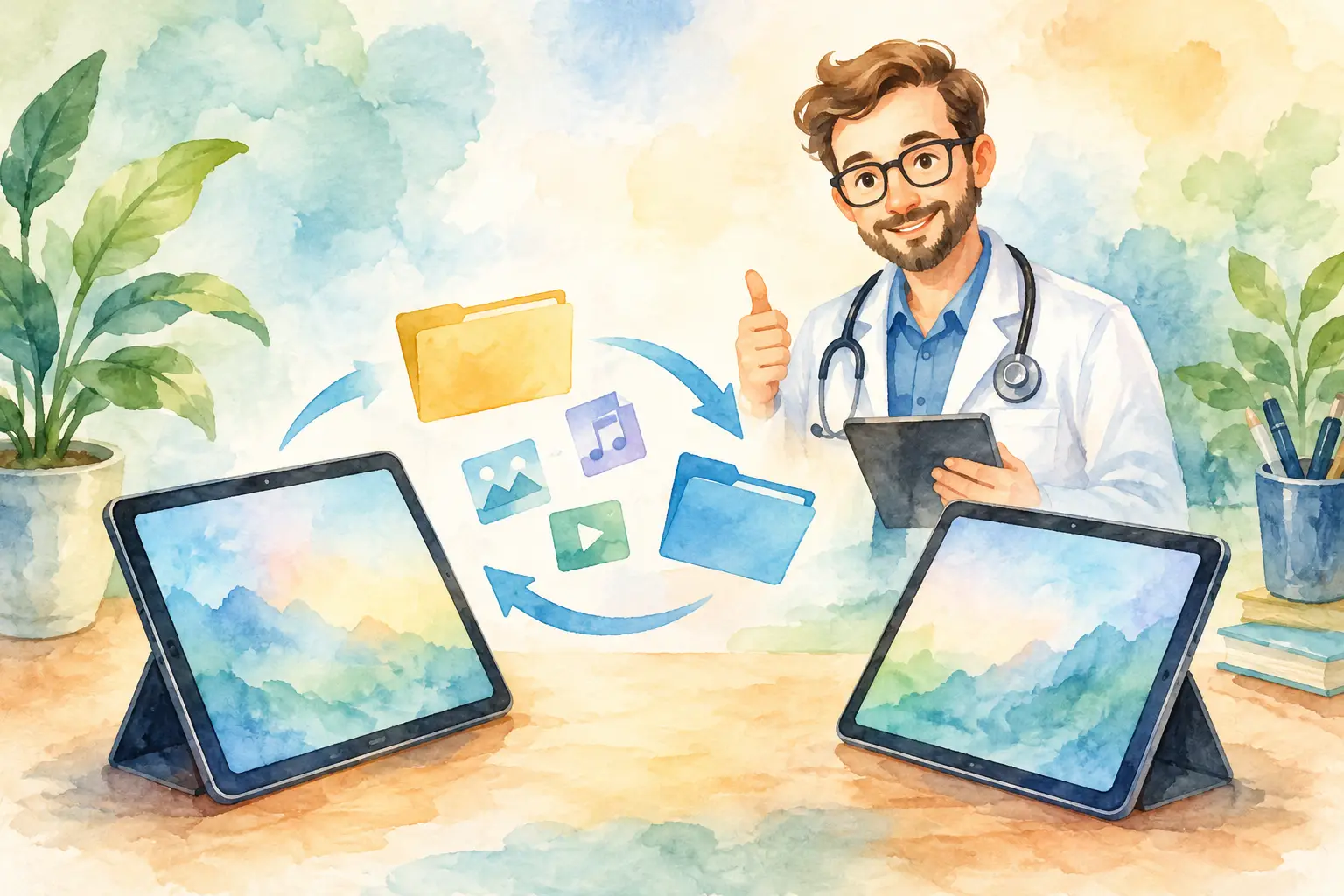 Anleitung für Tablet-Datenübertragung leicht erklärt
