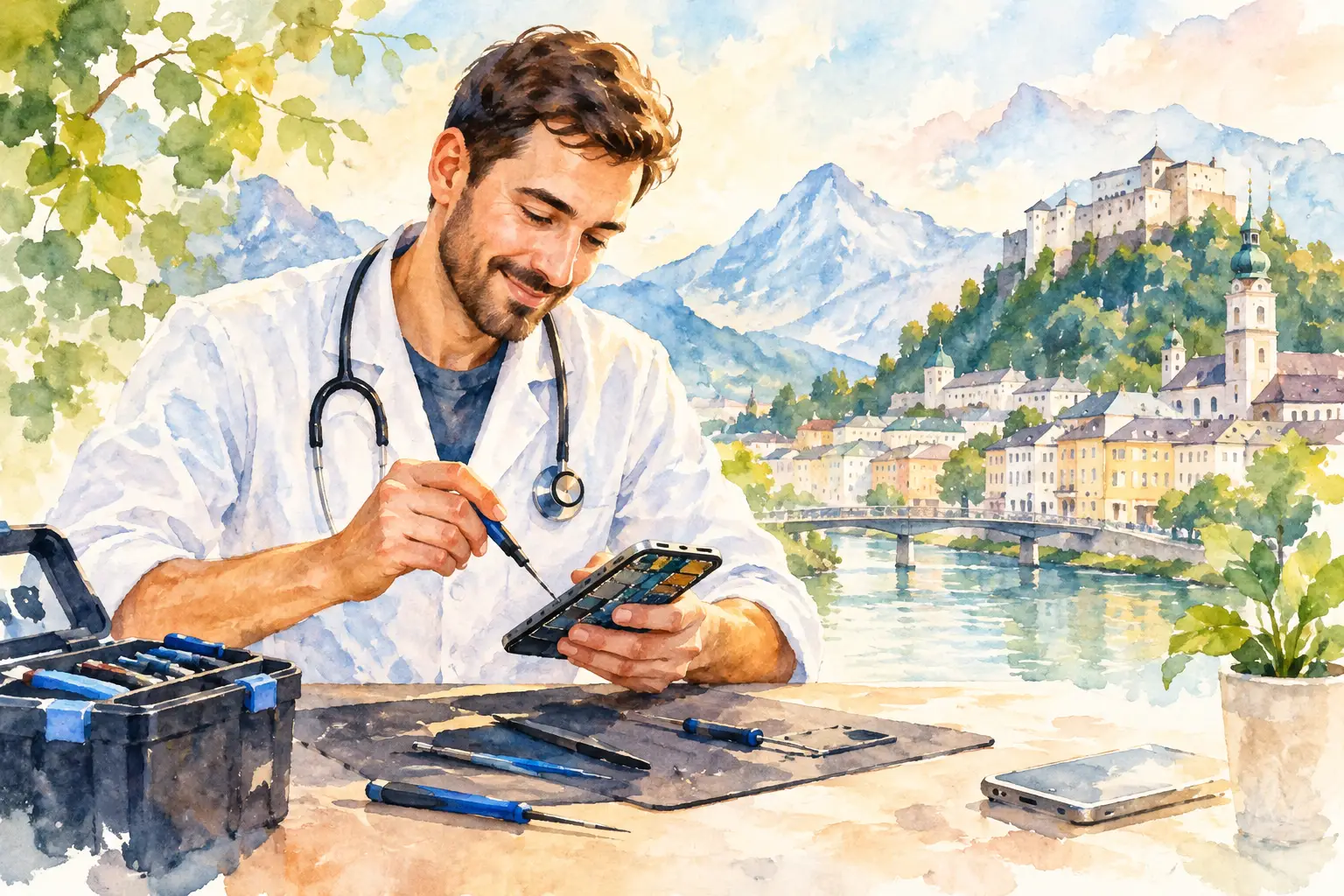 Faire Handy-Reparatur in Hallein, schnell erledigt
