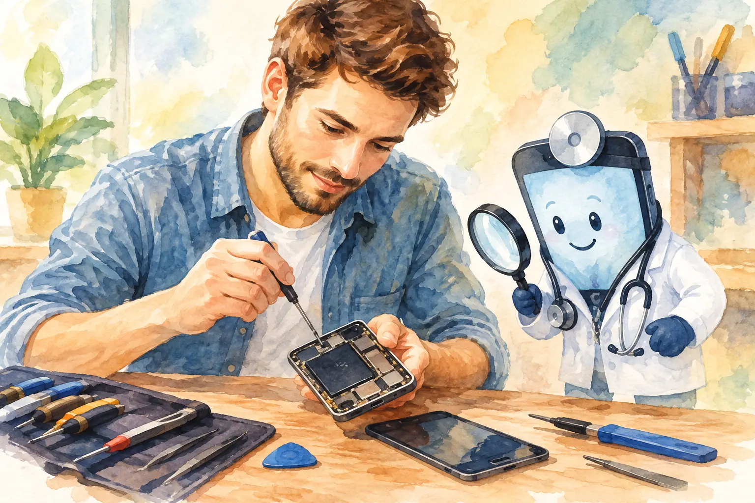 Handy Reparatur lernen und Fehler sicher erkennen
