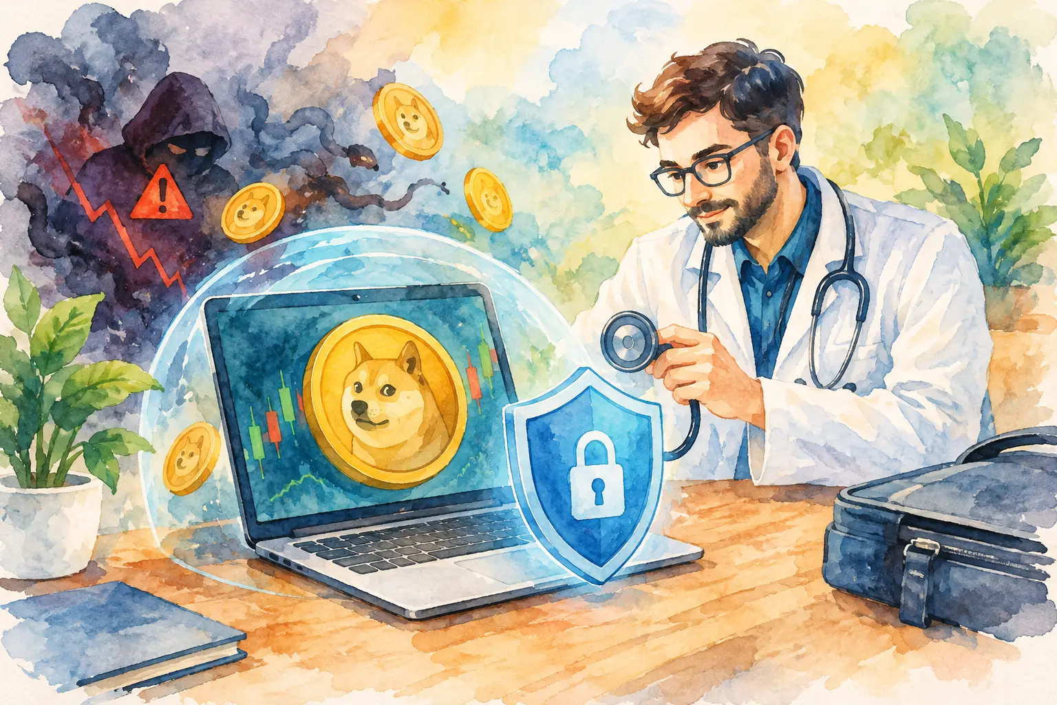 Laptop Meme Coin: Risiko erkennen und Gerät schützen