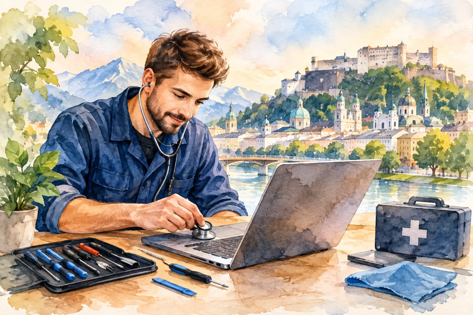 Laptop Service in Salzburg für schnelle Hilfe